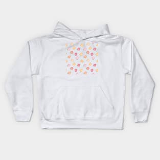 Colourful Flowers 12 Kids Hoodie